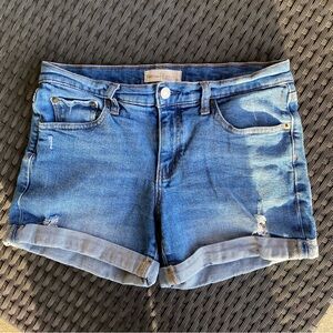 GAP 1969 Jean 5-Inch Shorts Denim Cut-Offs Blue - Women's Size 27
